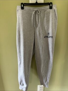 Barstool Sports Gray Unisex “Athlete” Jogger Sweatpants. Size L.